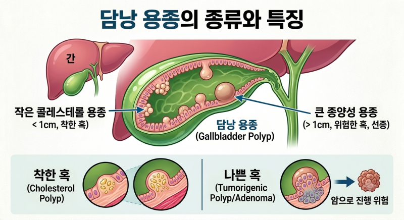 건강검진 단골 손님 '담낭 용종', 암으로 변할까요?