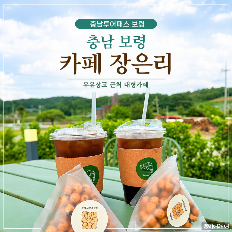 [충남/보령] 충남투어패스 카페 장은리 | 보령맛집 보령 대형카페 아이와 가볼만한 곳 우유창....