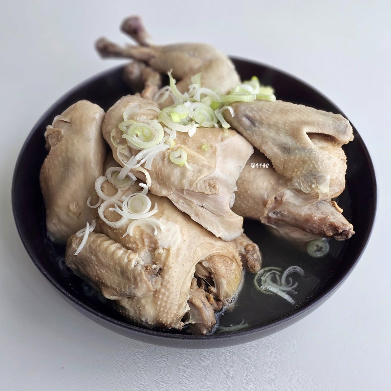 냄비 삼계탕 끓이는법 간단 닭백숙 레시피 닭 손질법