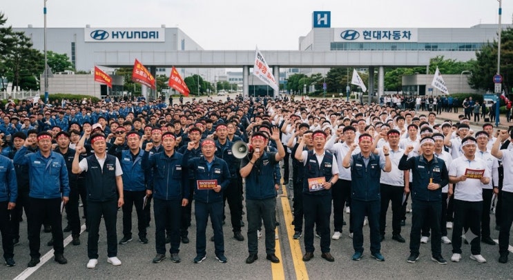 "자동차주야, 로봇주야?" 최고점에서 <b>주가</b> 43% 폭락한 <b>현대차</b>