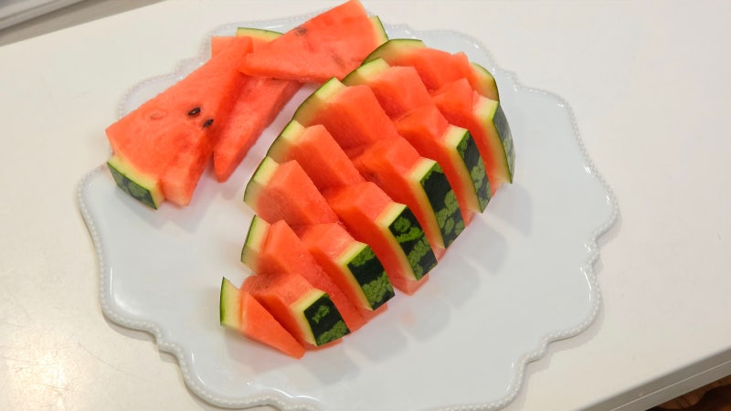 왜 이 방법 몰랐지? 초복 수박 자르는법 썰기 보관법 쉬운 정호영 비법!