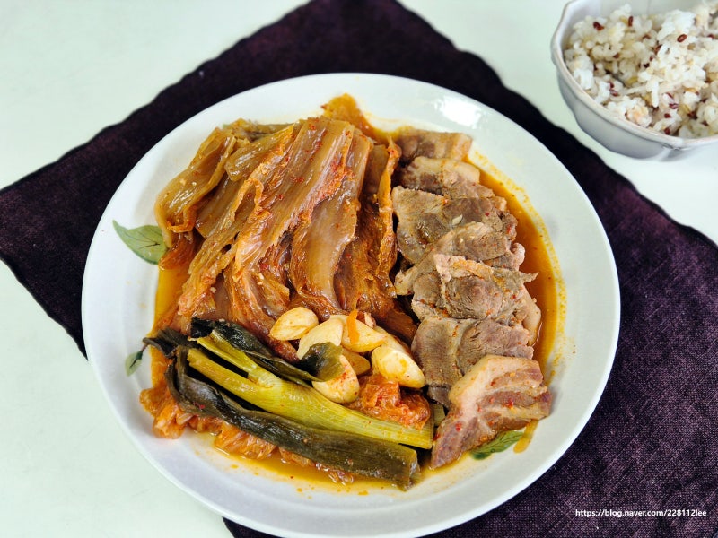 돼지고기 묵은지 김치찜 만들기 편스토랑 어남선생 류수영 레시피