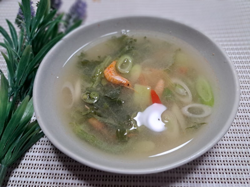 여름반찬 호박잎 된장국 끓이는법 호박잎요리