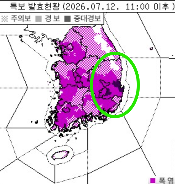<b>폭염중대경보</b> 뜻, 기준, 대응 내용