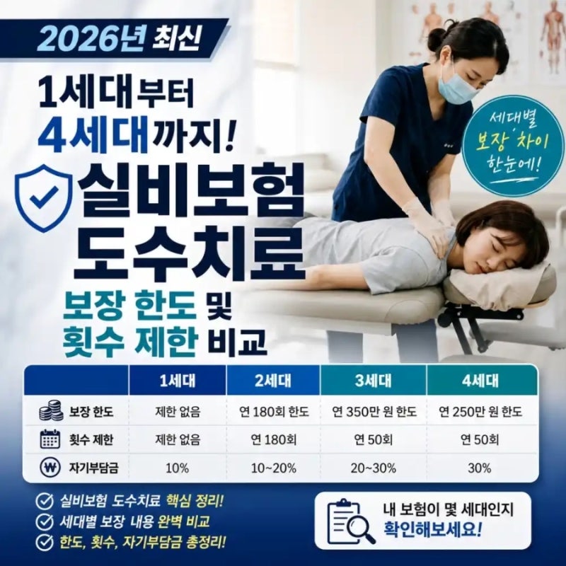 [직장인 필독] 2026년 7월 확 바뀐 도수치료 실비 청구, 4세대 가입자가 진짜 조심해야 할 3가지