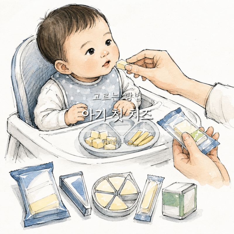 6개월 7개월 아기치즈 언제부터 첫치즈 고르는 방법