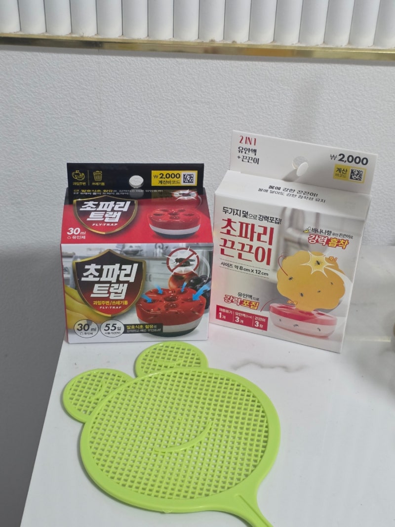 다이소 초파리 트랩 끈끈이 사용후기, 박멸 꿀팁 공유