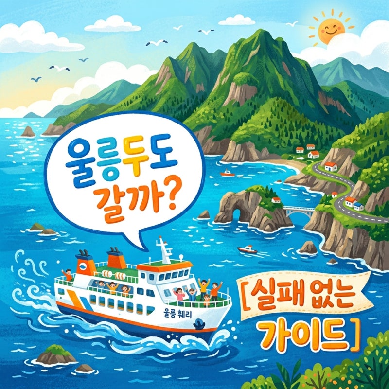 울릉도 여행 준비물 배편부터 독도까지 3박 4일 완벽 가이드