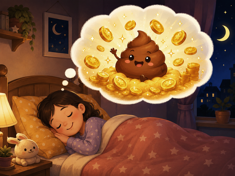 상황별 꿈 해몽 똥꿈을 꿨다면 로또를 사야 할까요?