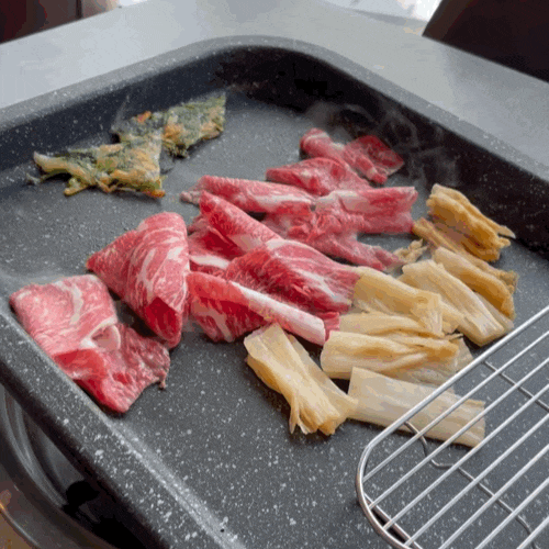 부산 해운대 점심 맛집 윤식당 차돌박이 | 오션뷰와 즐기는 투뿔한우 차돌박이 삼합 점심특....