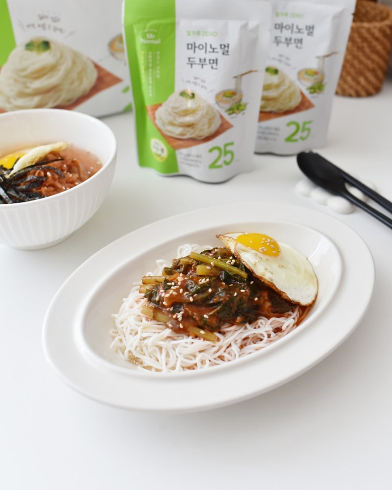 코스트코추천상품 마이노멀 두부면 열무비빔국수 만들기