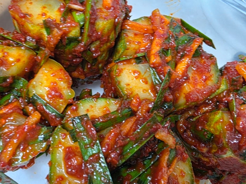 여름 오이소박이 맛있게 담그는법 아삭한 오이김치 양념 레시피