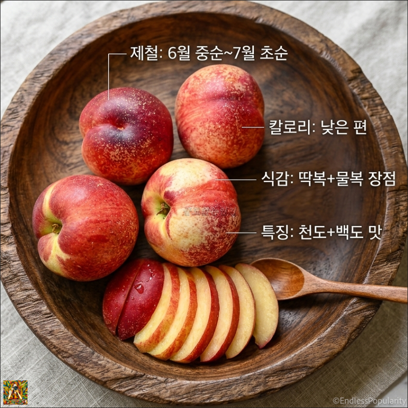 딱복 물복 장점만 가진 제철 신비복숭아 뜻 칼로리 후숙 보관법 알아봐요