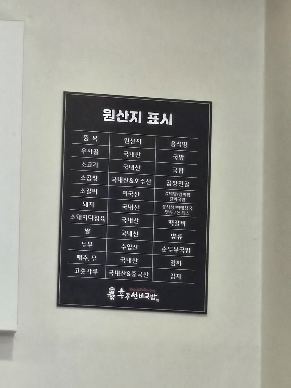 흥주선비국밥 별내점 사진 6