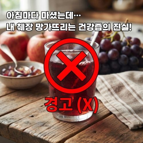 사과즙 포도즙, 당뇨 환자가 마시면 안 되는 이유 (성분표에서 확인할 점)