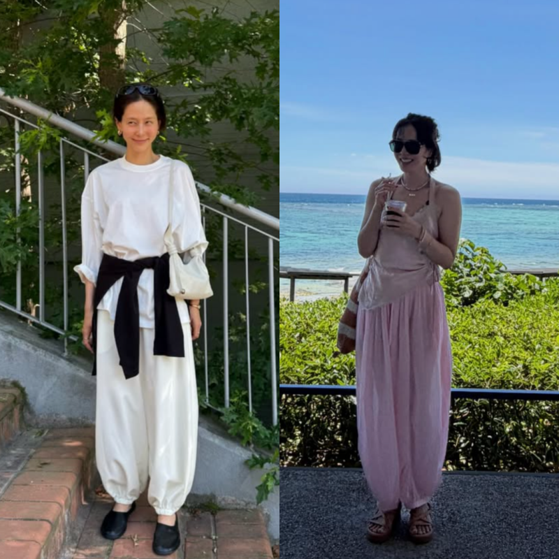 김나영도 손예진도 다시 입은 그 바지, 하렘팬츠 코디 완전정리