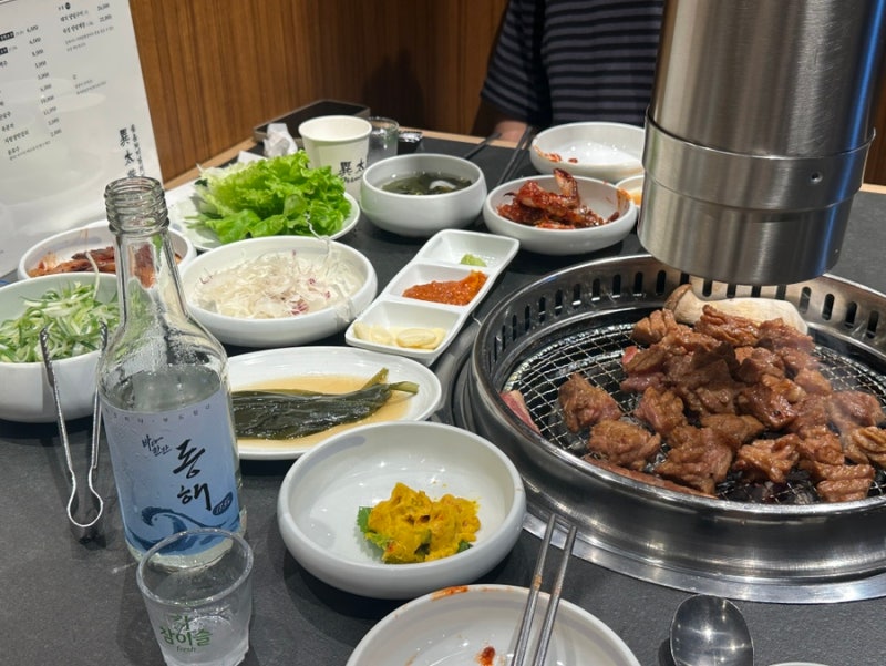 [강원 양양] 재재재방문 낙산해변 돼지갈비맛집 '이태원왕갈비' 테이블링 예약 웨이팅 내돈....