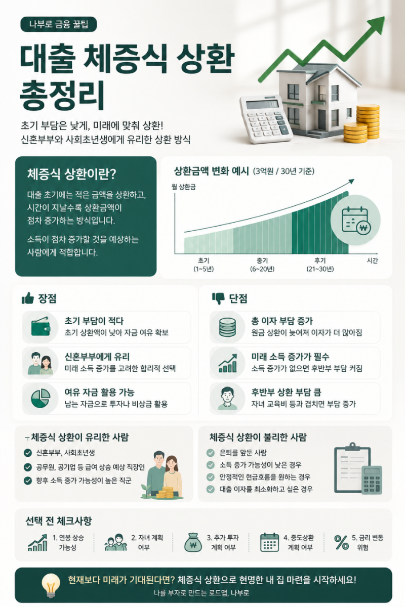 대출 체증식 상환 총정리