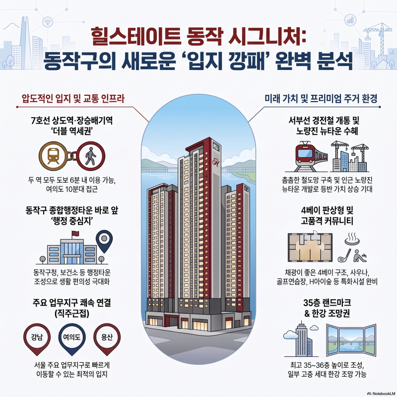[은옥집픽]힐스테이트상도 힐스테이트동작시그니처 103동 미리내집, 입지·평면도 핵심 정리