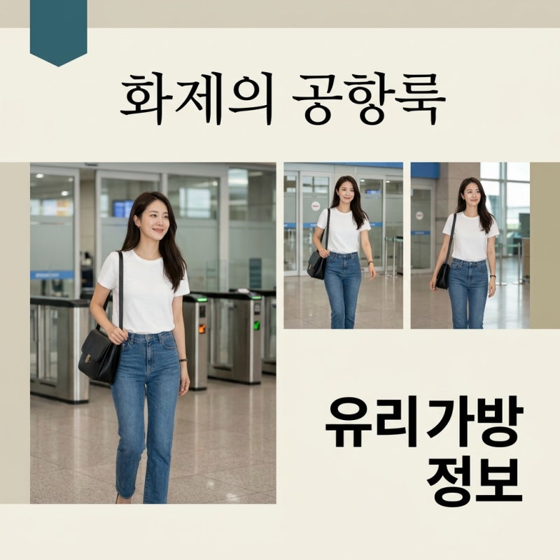 소녀시대 유리 화제의 공항룩 가방 정보! 30만원대 조이그라이슨 엘바 숄더백