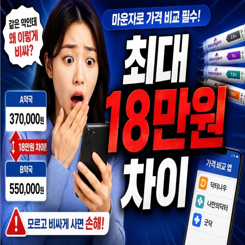마운자로 가격 18만원차이·위고비비교·부작용후기 총정리