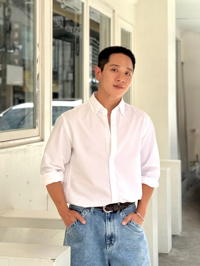 올젠 남성 시어서커 셔츠 남자 바캉스룩 리뷰 구김 없는 여름 남방 추천