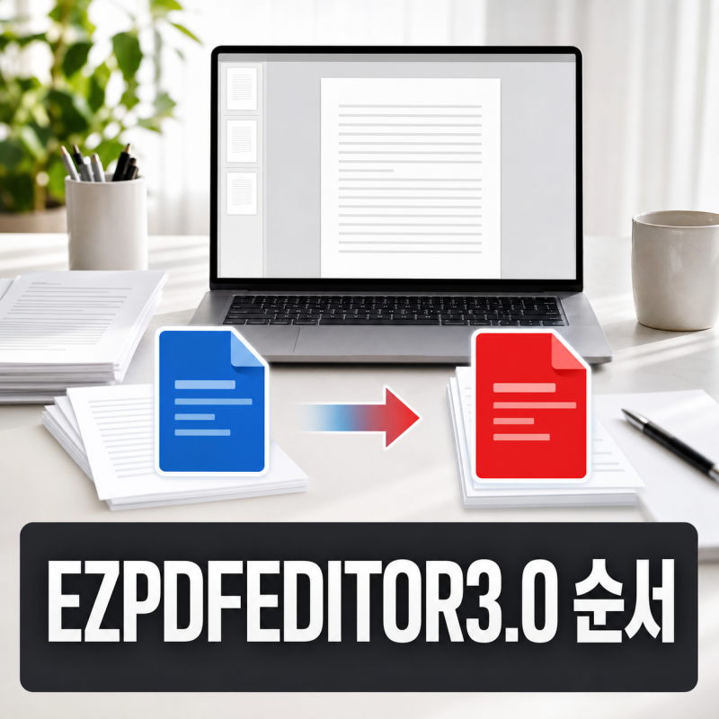 EZPDF EDITOR 3.0 실제로 따라 하는 순서와 주의사항