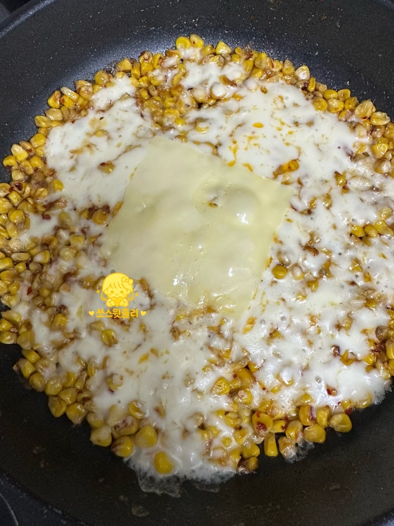 초당옥수수로 콘치즈 만들기