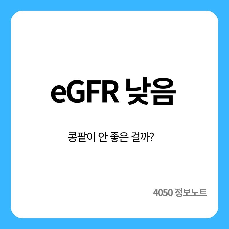 건강검진 신장기능 수치 낮게 나왔을 때｜크레아티닌·eGFR 뜻 정리
