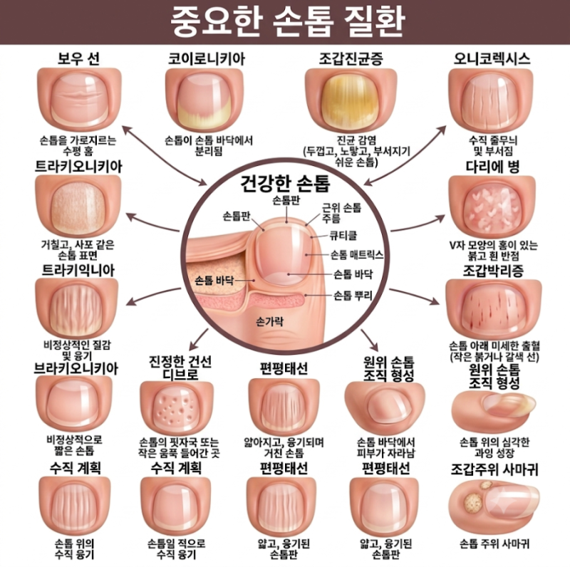 [손톱 세로줄 원인] 갈라지고 부서지는 손톱 질환 종류 & 셀프 손톱 케어 법!