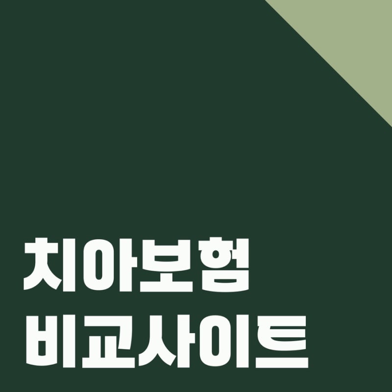 치아보험추천, 실속보장치아보험 - 치아보험비교사이트에서 금액 보장내용 비교하며 알게 ....