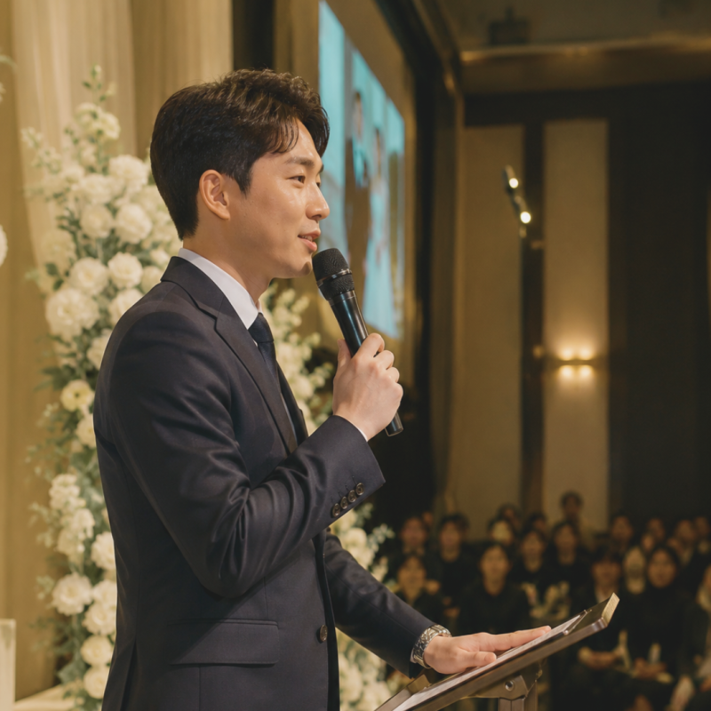 결혼식 사회자, 친구에게 부탁해도 괜찮을까요?