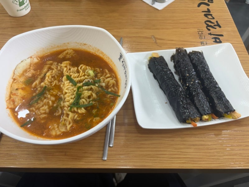 부천 상동 가성비 맛집 점심 혼밥 추천 분식 선비꼬마김밥