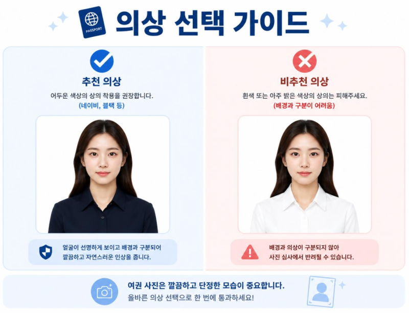 집에서 폰으로 찍는 여권 셀프 사진! '흰색 옷' 입으면 반려당하는 이유와 그림자 제거법