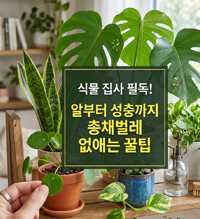 지독한 총채벌레 퇴치법,알부터 성충까지 한 번에 없애는 꿀팁