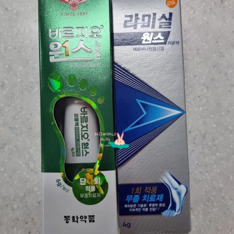 한 번 바르는 무좀 약( 라미실 원스, 바르지오 원스 차이) 효과 최대 높이는 사용방법