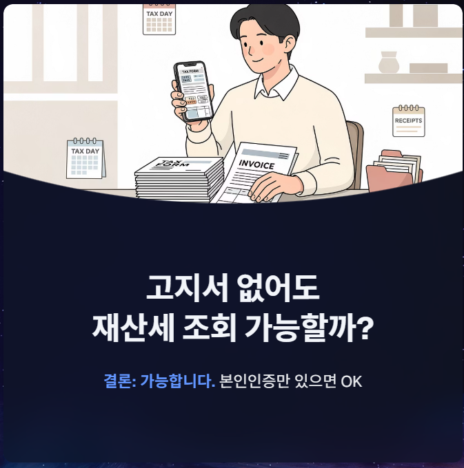 재산세 조회 방법, 고지서 없어도 확인 가능할까?