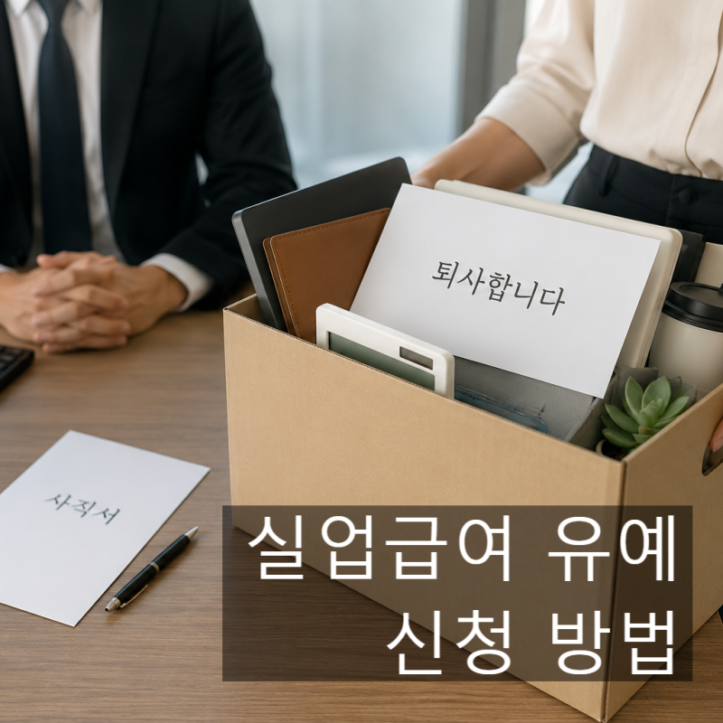 실업급여 유예(수급기간 연장) 신청 방법