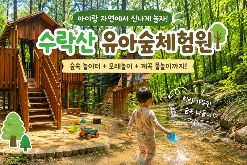노원 아이랑 가볼만한곳 수락산 유아숲체험원 계곡 물놀이까지.주차장 무료.입장 무료