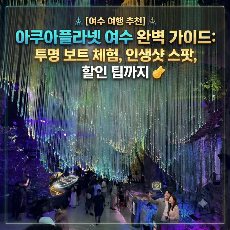 [여수 가볼만한곳] 아쿠아플라넷 여수 완벽 공략집: 주차·보관함할인 꿀팁부터 신비로운 포....