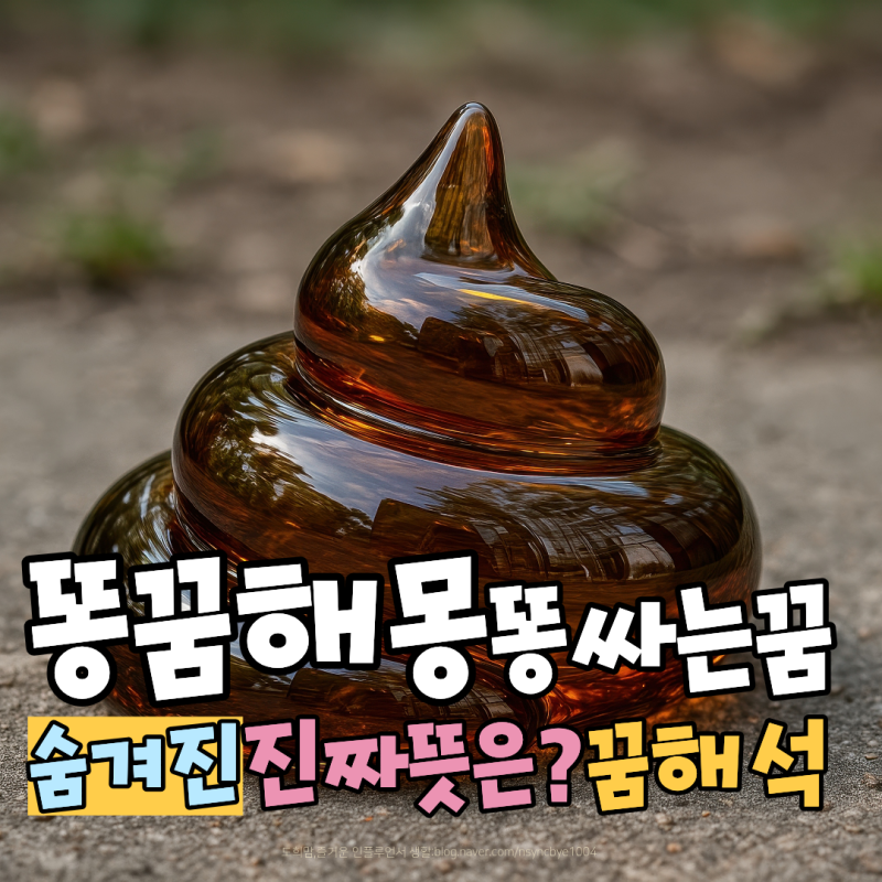 똥꿈 해몽 똥 싸는꿈으로 복권 사야 할까? 숨겨진 진짜 뜻