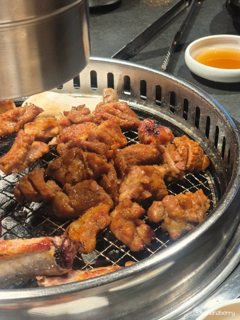 [양양 낙산해수욕장 맛집] 이태원왕갈비 - 고기 구워주는 갈비집, 평일 웨이팅 후기