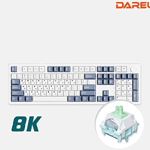 화이트 데스크테리어 완성템, 다얼유 EK106PRO 8K 클라우드축 키보드 정보