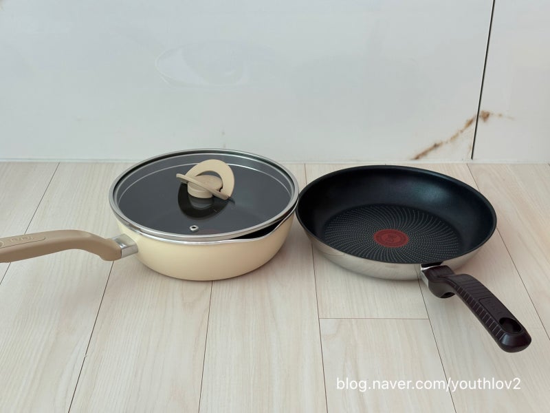 테팔 인덕션 티타늄 스테인리스 프라이팬 24cm | 테팔 원픽 냄비팬 22cm