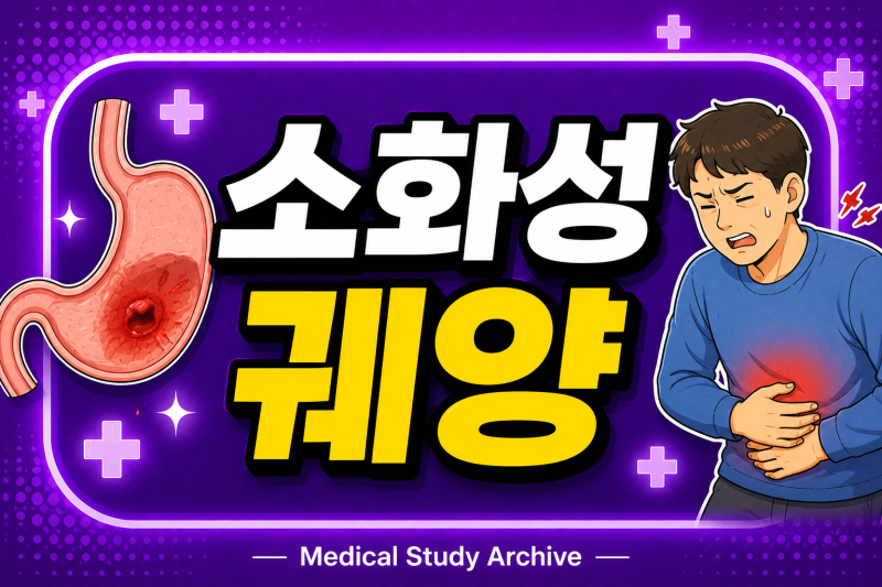 소화성 궤양 핵심 정리｜위궤양·십이지장궤양 통증 차이와 식사요법