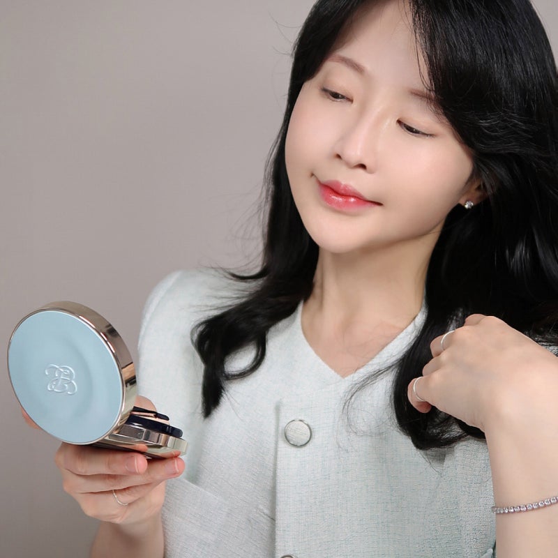 에스티 로더 더블 웨어 스킨 핏 쿠션, 문상민 엘르 화보 메이크업