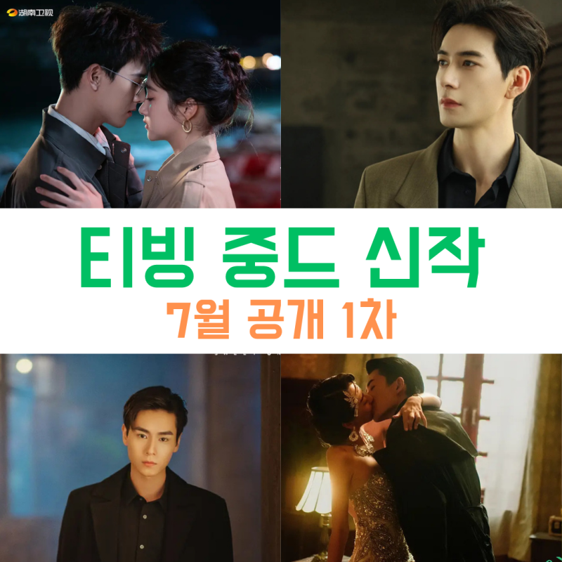 [내 마음대로 리스트 213탄] 한 눈에 보는 티빙 7월 신작 중국드라마 1탄 (중드추천)