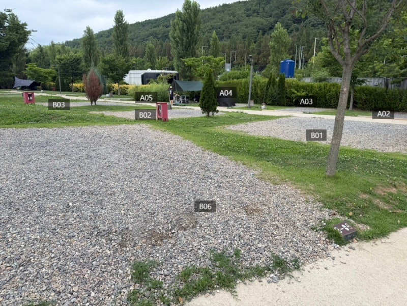 한강캠핑장 난지캠핑장 B구역