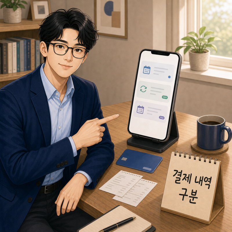 카카오페이 자동결제와 일반 결제 내역 차이