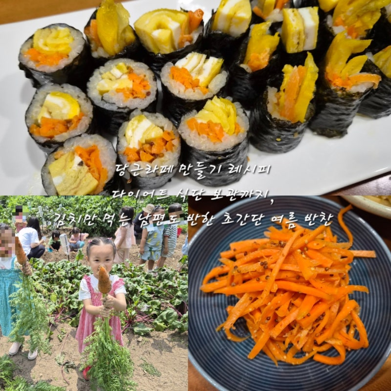 당근라페 만들기 레시피 다이어트 식단 보관까지, 김치만 먹는 남편도 반한 초간단 여름 반....